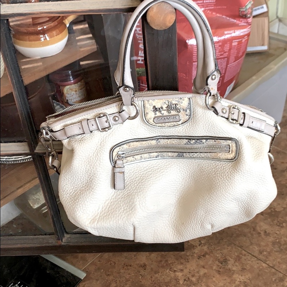 Authentic Coach leather and snake skin purse. Make me a offer